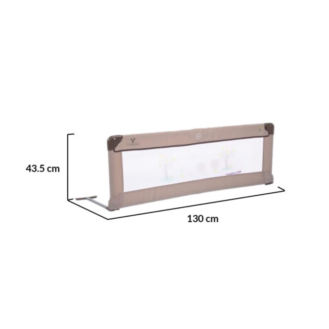 Προστατευτική μπάρα για κρεβάτι Bed rail Beige 130 x 43.5 εκατοστά Cangaroo 3800146246686