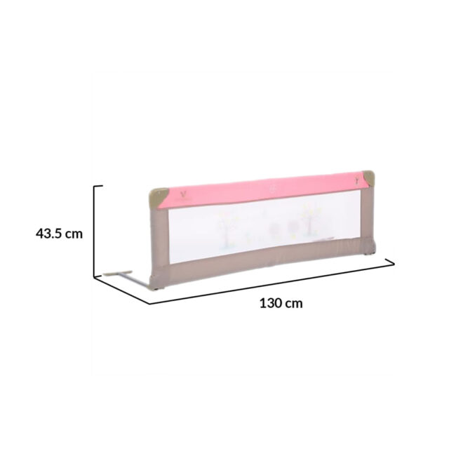 Προστατευτική μπάρα για κρεβάτι Bed rail Pink 130 x 43.5 εκατοστά Cangaroo 3800146247317