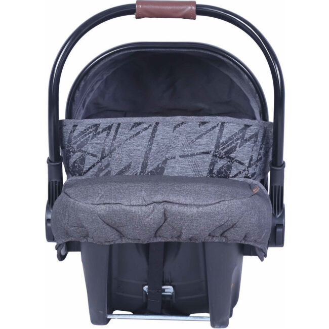 Παιδικό κάθισμα αυτοκινήτου Carello Cocoon 0+ Lava Black 0-13 κιλά + Δώρο Αυτοκόλλητο Σήμα ”Baby on Board”