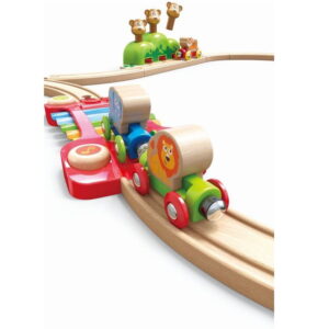 Μουσικός Σιδηρόδρομος Με Μαϊμουδάκια Hape Music and Monkeys Railway (E3825)