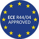 Εγκεκριμένο σύμφωνα με τον κανονισμό ECE R44 / 04