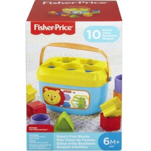 Fisher Price Κύβος Με Σχήματα Baby's First Blocks FFC84