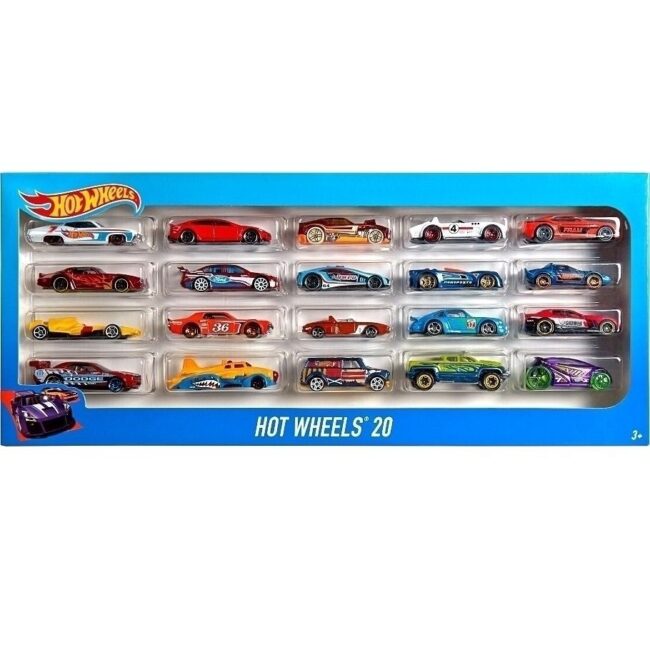 Hot Wheels Αυτοκινητάκια Σετ των 20 Mattel H7045