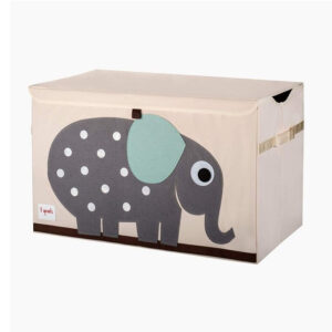 3 Sprouts Καλάθι για Παιχνίδια με Καπάκι Toy Chest Elephant