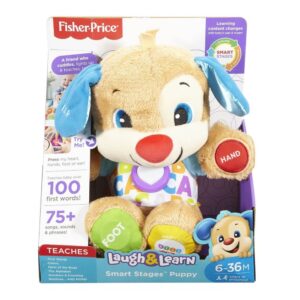 Fisher Price Laugh and Learn Εκπαιδευτικό Μπλε Σκυλάκι Smart Stages FPN78