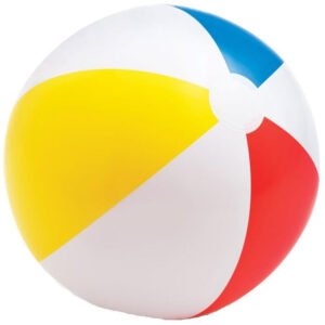 Intex Φουσκωτή Μπάλα Θαλάσσης Beach Balls Glossy Panel Ball 59020 51cm 3+Ετών
