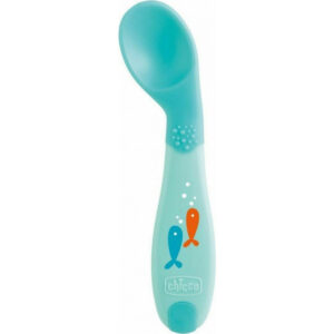 Κουτάλι Σιλικόνης Baby's First Spoon 8m+ Blue Chicco F01-16100-20