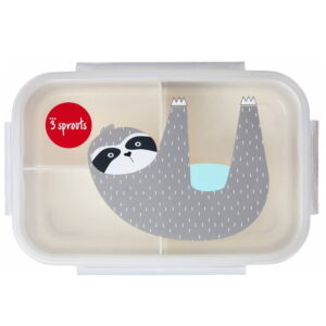 3 Sprouts Πλαστικό Παιδικό Δοχείο Φαγητού Bento Box Sloth