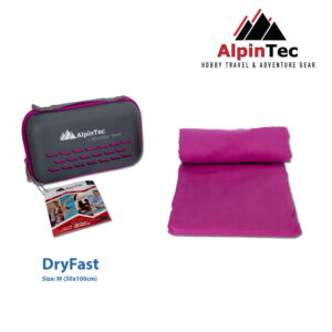 Alpintec Dry Fast Πετσέτα Microfiber Purple 50x100 cm MS-M-PE