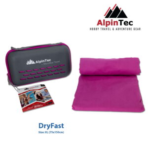 Alpintec Dry Fast Πετσέτα Microfiber Purple 75x150 cm MS-XL-PE