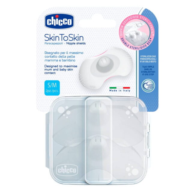 Δίσκοι Στήθους Σιλικόνης Skin to Skin S/M 2τμχ Chicco J63-09033-00