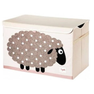 3 Sprouts Καλάθι για Παιχνίδια με Καπάκι Toy Chest Sheep