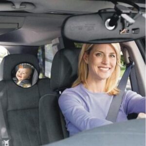 Αμβλυγώνιος Καθρέφτης Αυτοκινήτου για Παρακολούθηση του Πίσω Καθίσματος BeSafe
