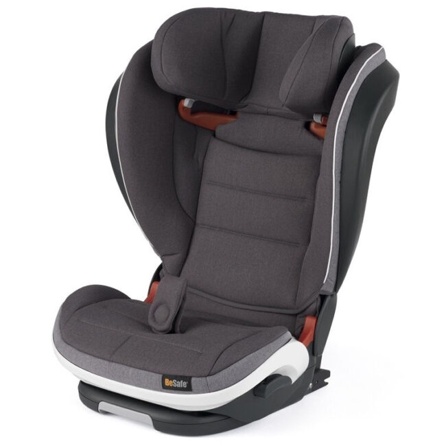 Παιδικό Κάθισμα Αυτοκινήτου izi Flex Fix i-size 15-36kg Metallic Melange BeSafe + Δώρο Αυτοκόλλητο Σήμα ”Baby on Board”