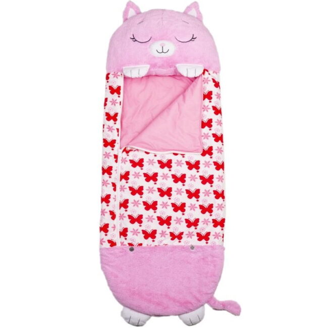 Μαξιλάρι που Μετατρέπεται σε Υπνόσακο Happy Nappers Pink Cat-Medium (7119)