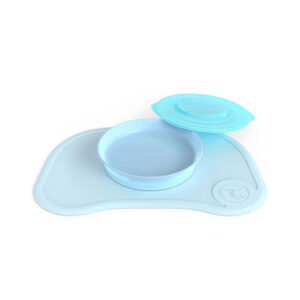 Αντιολισθητικό Σουπλά Click Mat Mini με Αποσπώμενο Πιάτο Pastel Blue Twitshake