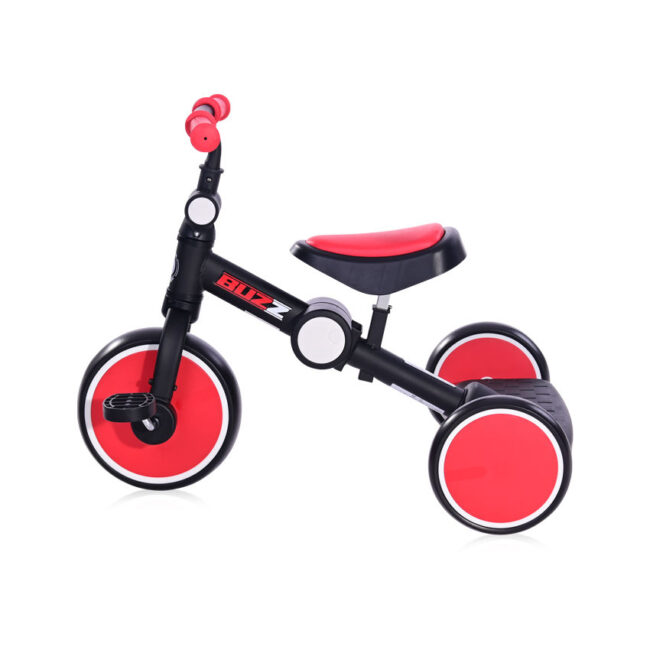 Τρίκυκλο Ποδηλατάκι Με Αναδίπλωση Buzz Black and Red Lorelli 10050600008