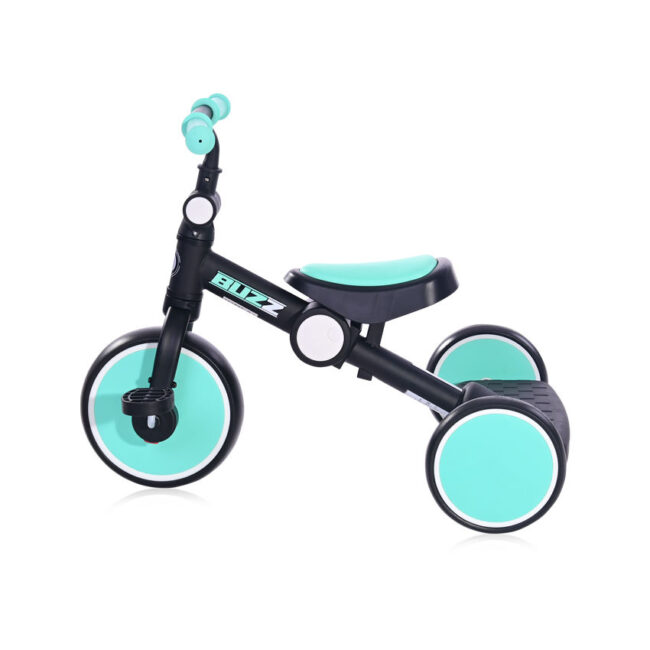 Τρίκυκλο Ποδηλατάκι Με Αναδίπλωση Buzz Black and Turquoise Lorelli 10050600009