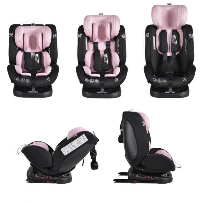 Κάθισμα Αυτοκινήτου 0-36 κιλά Isofix Serengeti Pink Moni Cangaroo 3801005150816 + Δώρο Αμβλυγώνιος Καθρέφτης Αξίας 15€ + Αυτοκόλλητο Σήμα ”Baby on Board”