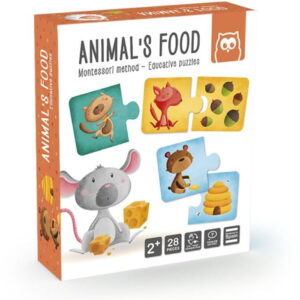Παζλ – Μαθαίνω Τα Ζώα Και Τις Τροφές Τους Eurekakids 483018