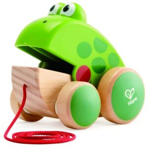 Push & Pull Frog Pull Along – Βόλτα Με Το Βατραχάκι – 1Τεμ. Hape E0361