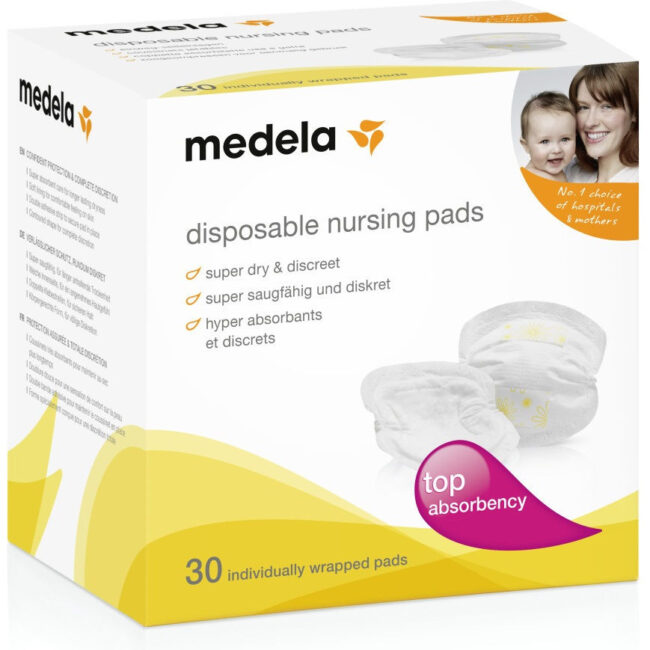 Επιθέματα Στήθους Disposable Pads 30 Τεμάχια Medela 008.0309