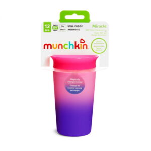 Εκπαιδευτικό Ποτήρι Με Ένδειξη Θερμότητας Colour Changing Miracle Cup 266ml Pink Munchkin 51892