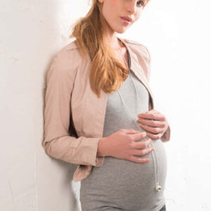 Μουσικό Μενταγιόν Εγκυμοσύνης Με Αλυσίδα Και Χαλαρωτικούς Ήχους Babybell Glowing Πατουσάκια Boy Proud Mama PM-439