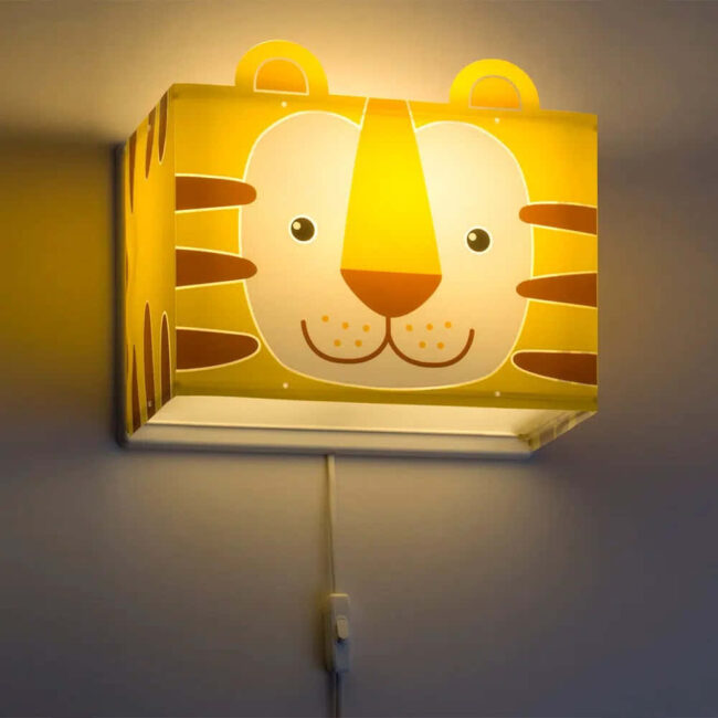Παιδικό Φωτιστικό Τοίχου - Απλίκα Διπλού Τοιχώματος Little Tiger Ango 64568