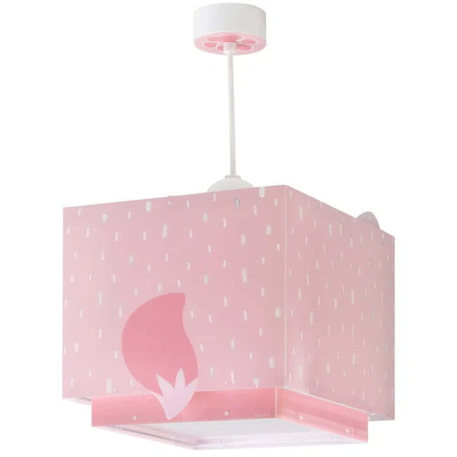 Κρεμαστό Παιδικό Φωτιστικό Οροφής Little Fox Pink Ango 64582