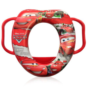 Κάθισμα Μαλακό Τουαλέτας Με Λαβές Soft Toilet Trainer With Handles Disney Cars Red Lorelli 10130360018