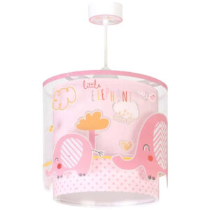 Κρεμαστό Παιδικό Φωτιστικό Οροφής Little Elephant Pink Ango 61332 S