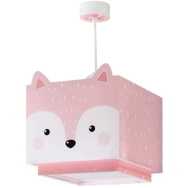 Κρεμαστό Παιδικό Φωτιστικό Οροφής Little Fox Pink Ango 64582