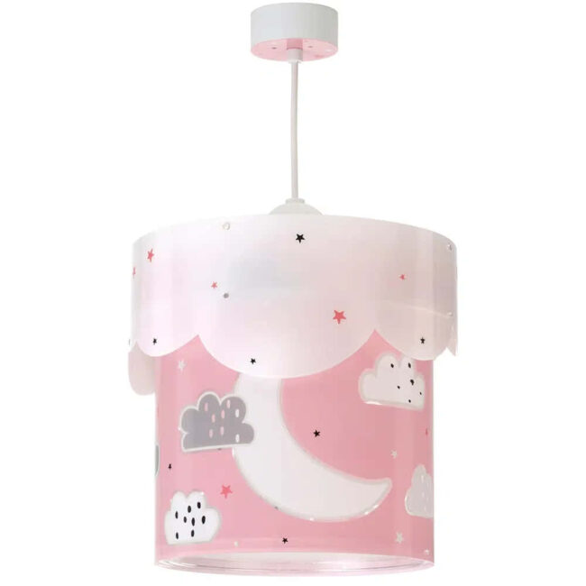Κρεμαστό Παιδικό Φωτιστικό Οροφής Moon Pink Ango 61232 S