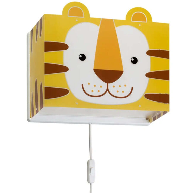 Παιδικό Φωτιστικό Τοίχου - Απλίκα Διπλού Τοιχώματος Little Tiger Ango 64568