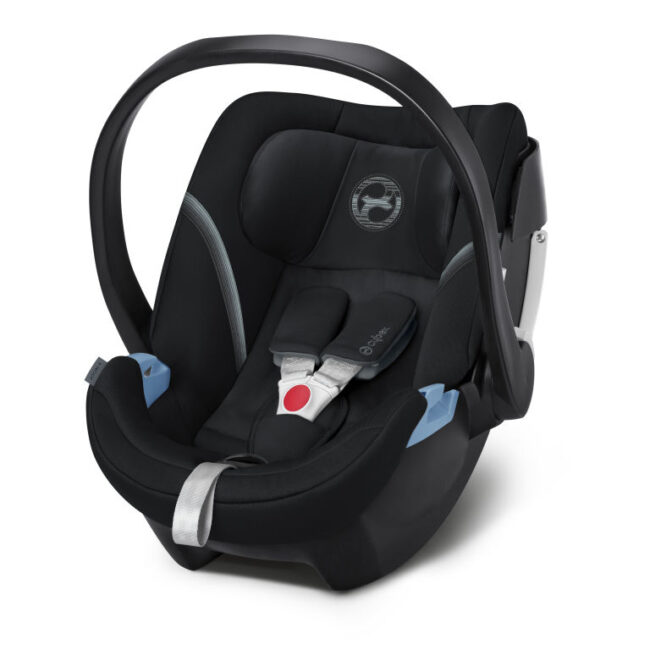 Κάθισμα αυτοκινήτου 0-13 κιλά Aton 5 Deep Black Cybex 520000178 + Δώρο Αυτοκόλλητο Σήμα ”Baby on Board”