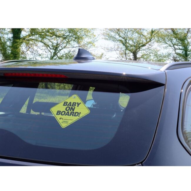 Αυτοκόλλητο Βεντούζα Σήμα Αυτοκινήτου Baby On Board Κίτρινο Bebe Confort
