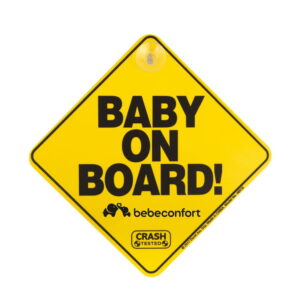 Αυτοκόλλητο Βεντούζα Σήμα Αυτοκινήτου Baby On Board Κίτρινο Bebe Confort