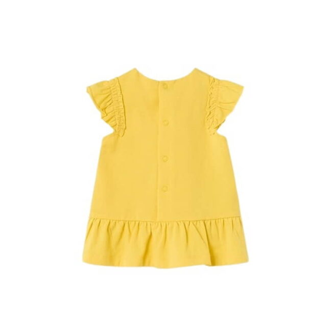Mayoral Φόρεμα Μακό Χρώμα Κίτρινο Κορίτσι 23-01806-011