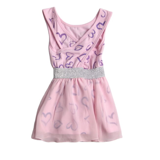 Joyce Φόρεμα Αμάνικο Hearts Χρώμα Ροζ Κορίτσι 2311601