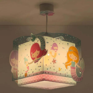 Κρεμαστό Παιδικό Φωτιστικό Οροφής Mermaids Ango 63442