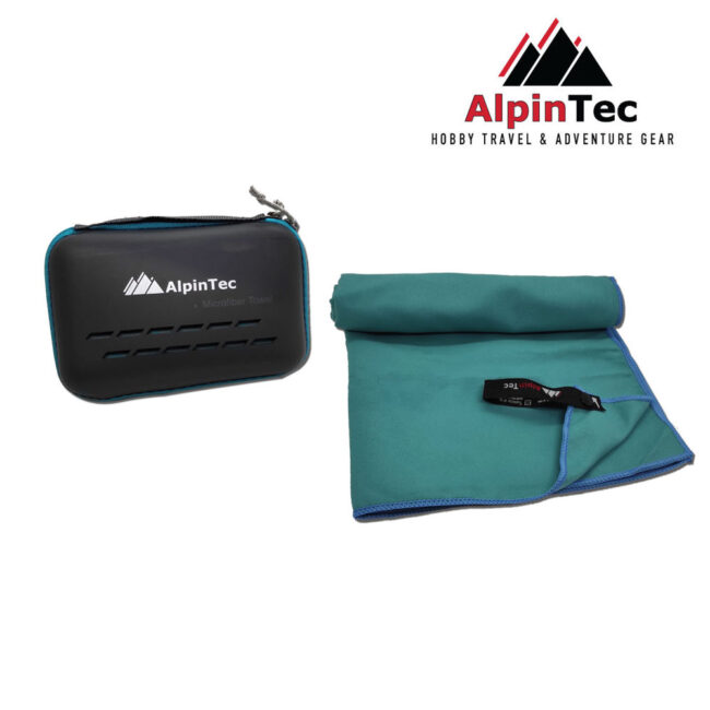 Alpintec Dry Fast Πετσέτα Microfiber Teal Blue 75×150 cm MS-XL-TB