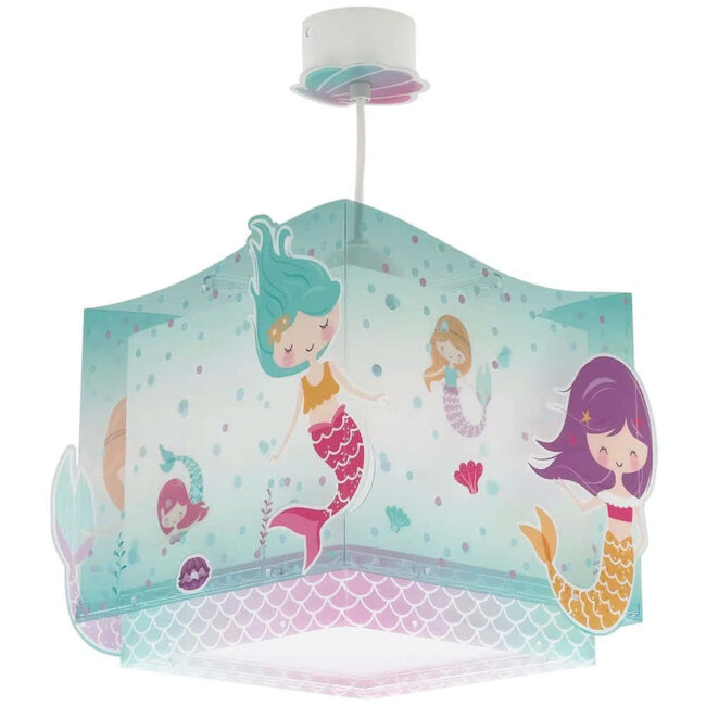 Κρεμαστό Παιδικό Φωτιστικό Οροφής Mermaids Ango 63442
