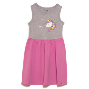 AKO Φόρεμα Αμάνικο Unicorn Escapist Χρώμα Κυκλάμινο Κορίτσι 3256161-06