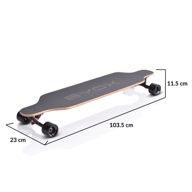 Τροχοσανίδα Skateboard Longboard Dancing Style Beige Black Byox Cangaroo 3800146227340