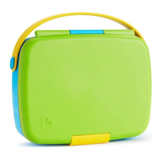 Πλαστικό Παιδικό Σετ Φαγητού Bento Box Green Blue Munchkin 12530