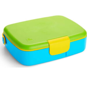 Πλαστικό Παιδικό Σετ Φαγητού Bento Box Green Blue Munchkin 12530