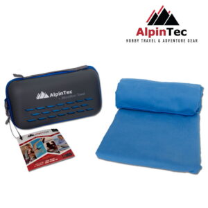 Alpintec Dry Fast Πετσέτα Microfiber Blue 90×180 cm MS-XXL-BE
