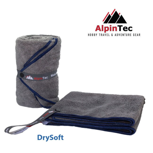Alpintec Dry Soft Πετσέτα Microfiber Antibacterial Navy 40×80 cm MT-S-ANV