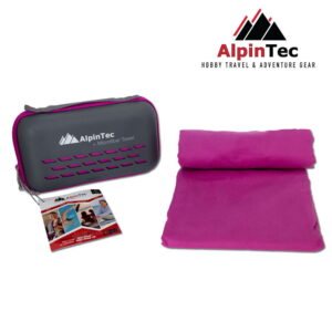 Alpintec Dry Fast Πετσέτα Microfiber Purple 90×180 cm MS-XXL-PE